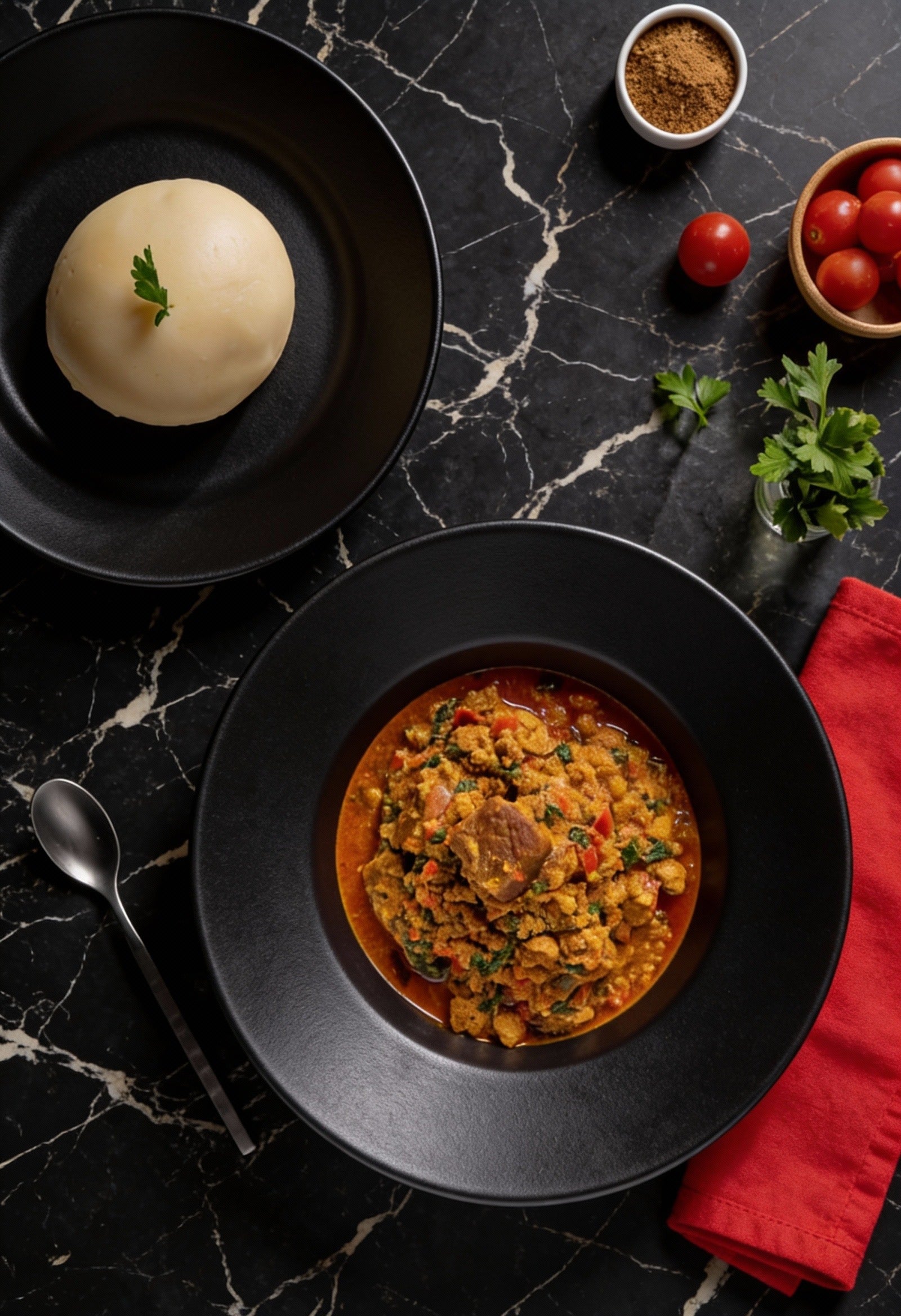 Egusi + Assorted (Catering)