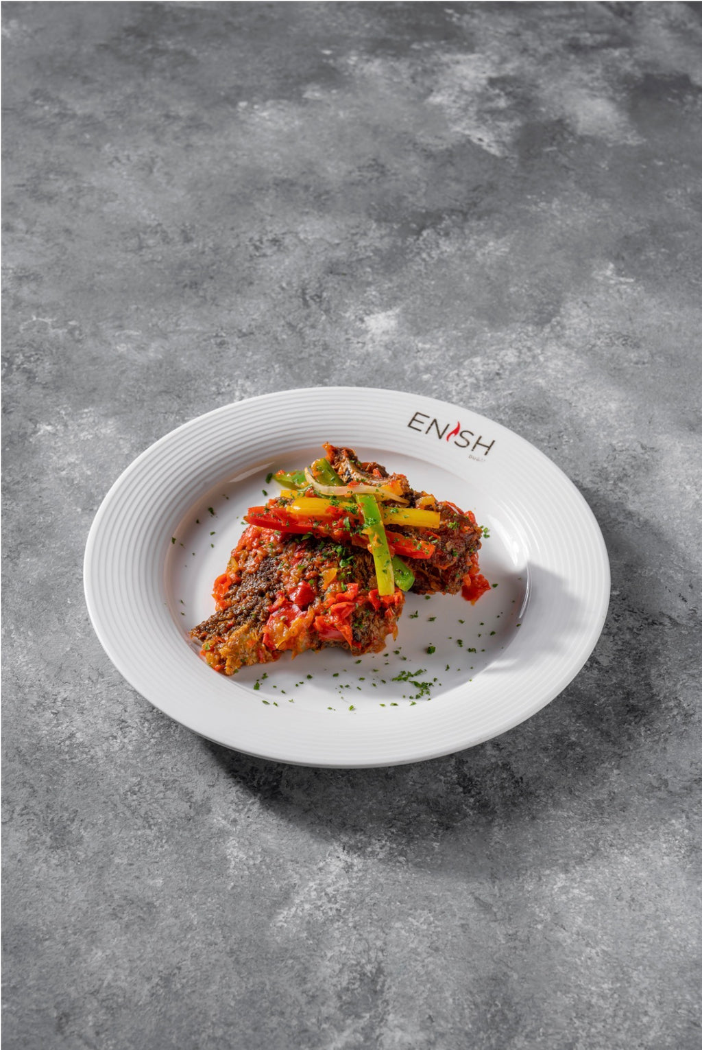 Garnished Fried Fish
